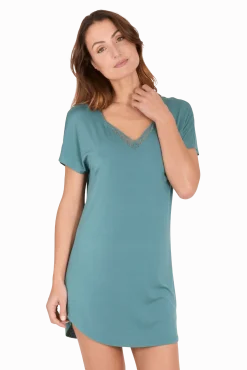 Big T-Shirt Minuit - Vert paon