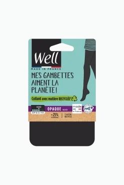 Collant Opaque 60D Éco-Responsable - Noir