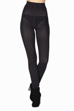 Collant opaque 220D Douceur Cachemire Allure d'Hiver - Bleu nuit