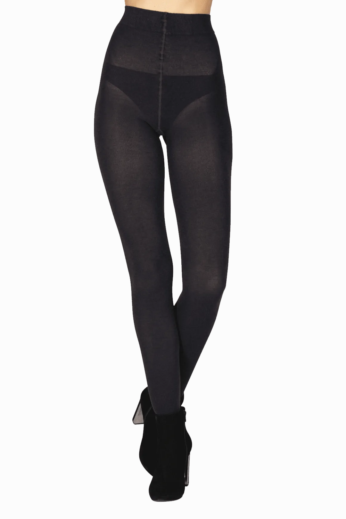 Collant opaque 220D Douceur Cachemire Allure d'Hiver - Bleu nuit