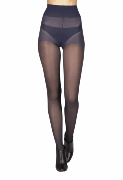 Collant Semi-Opaque 30D Mon Indispensable - Bleu nuit