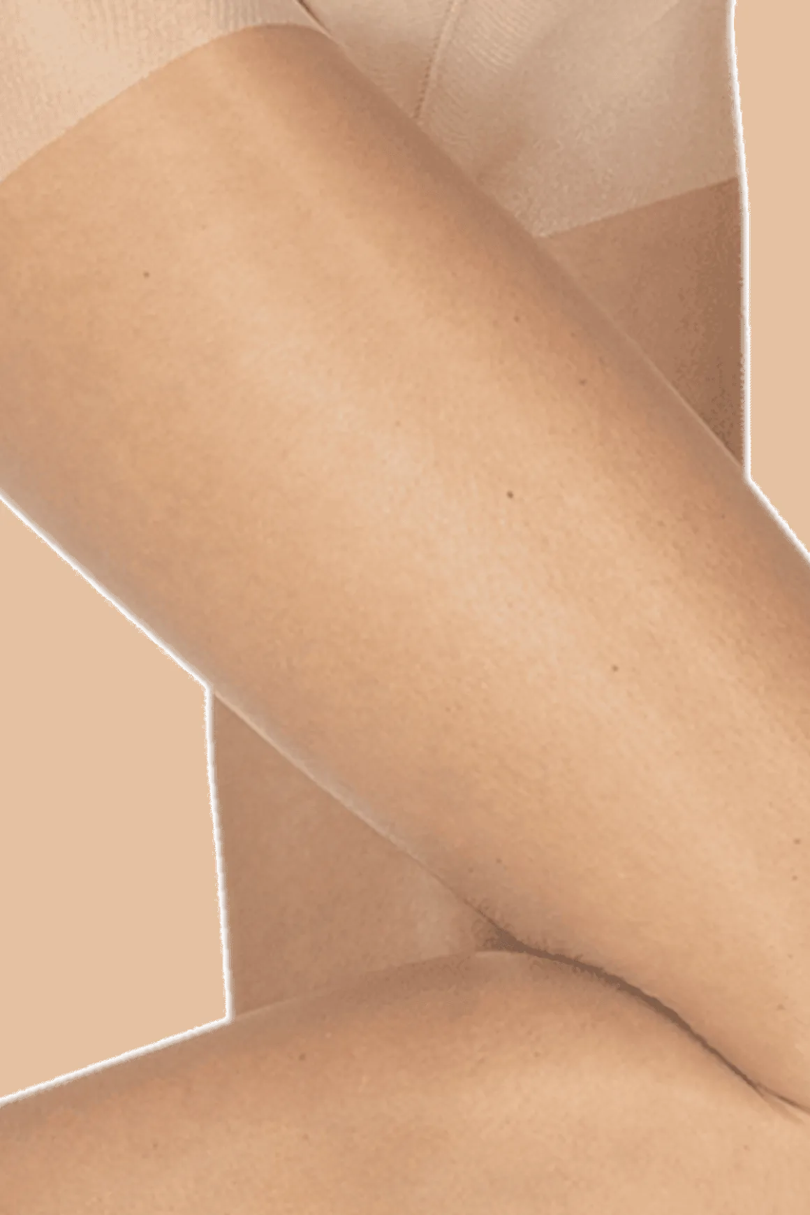 Collant Transparent 19D Elastivoile Satiné - Beige medium