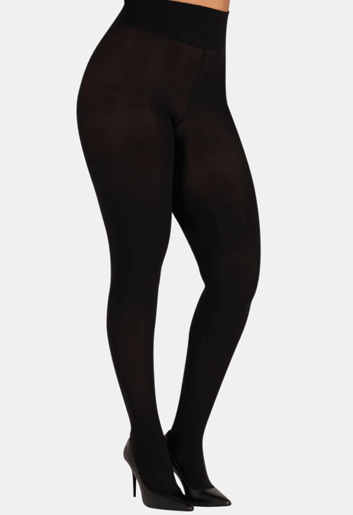 Collant Ultra-Opaque 80D Well Infini Confort - Noir