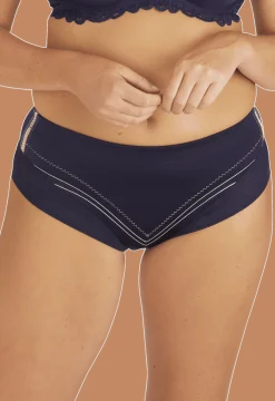 Culotte Body Galbe Elégance - Bleu nuit / poudre
