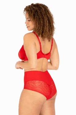 Culotte Dentelle Invisi Galbe - Rouge ardent