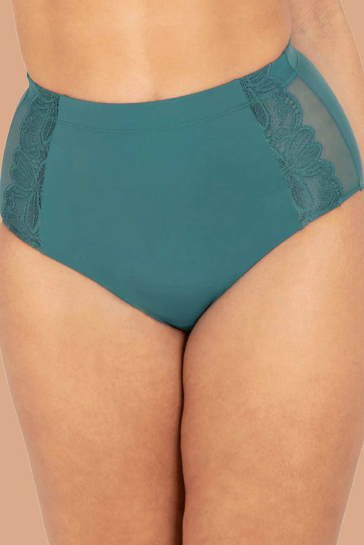 Culotte en dentelle Well Allure L'Original - Vert paon