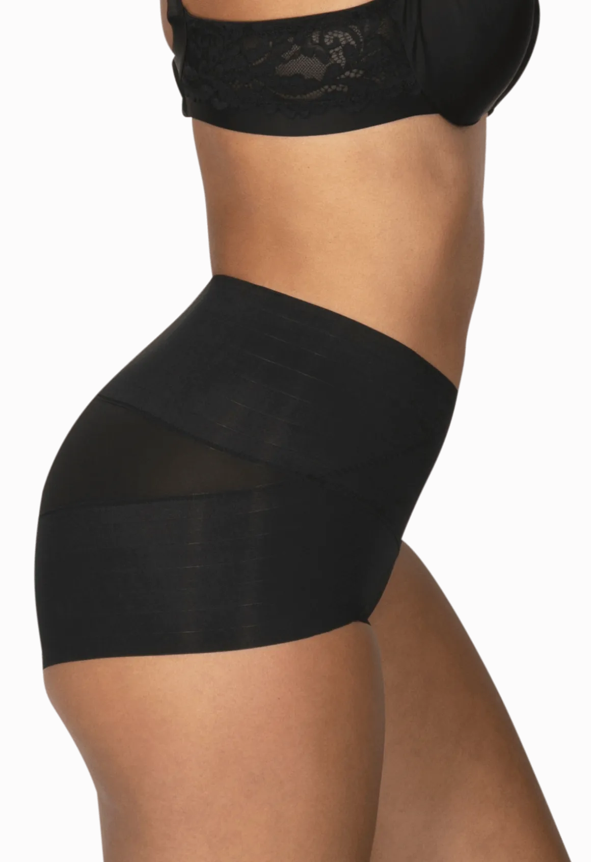 Culotte Galbe 360 en microfibre Invisi Galbe - Noir