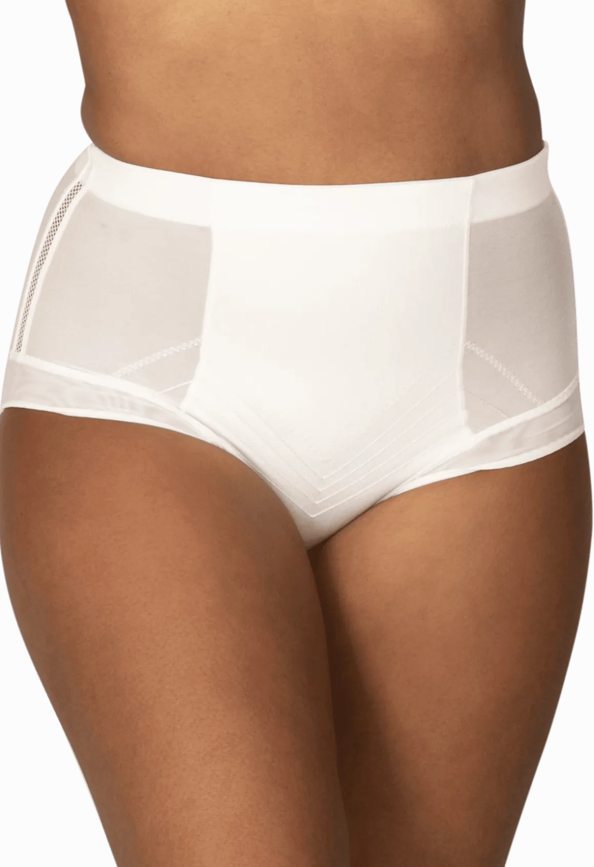 Culotte Haute Body Galbe Elégance - Blanc nacre