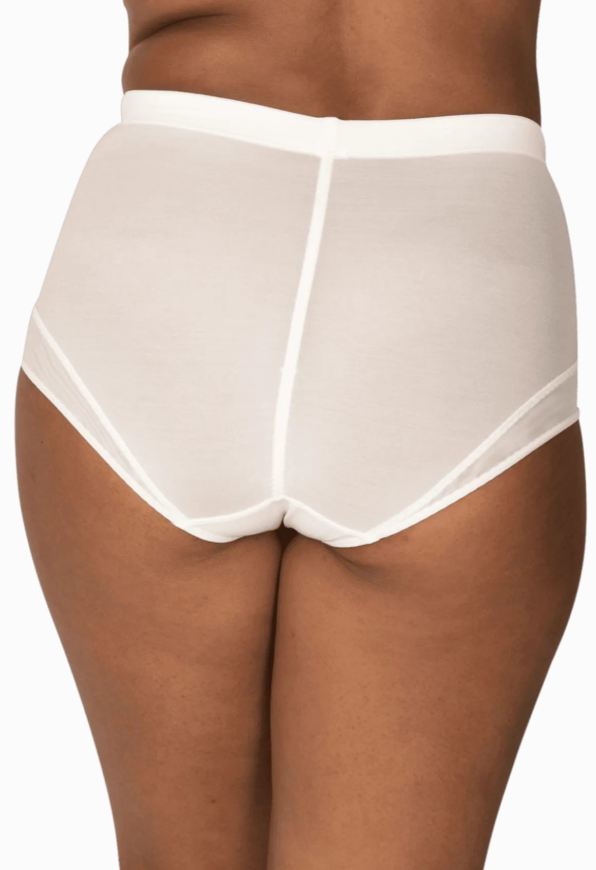 Culotte Haute Body Galbe Elégance - Blanc nacre