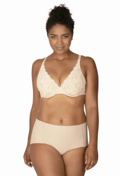 Culotte Haute Microfibre Invisi Galbe - Nude Blush