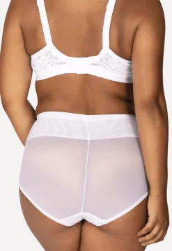 Culotte Haute Tulle Invisi Galbe - Blanc