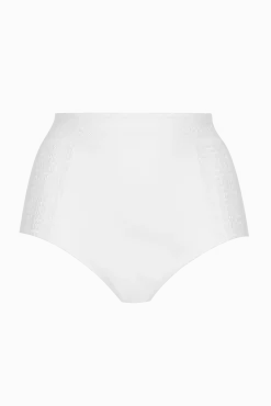 Culotte taille haute Arty Graphik - Blanc