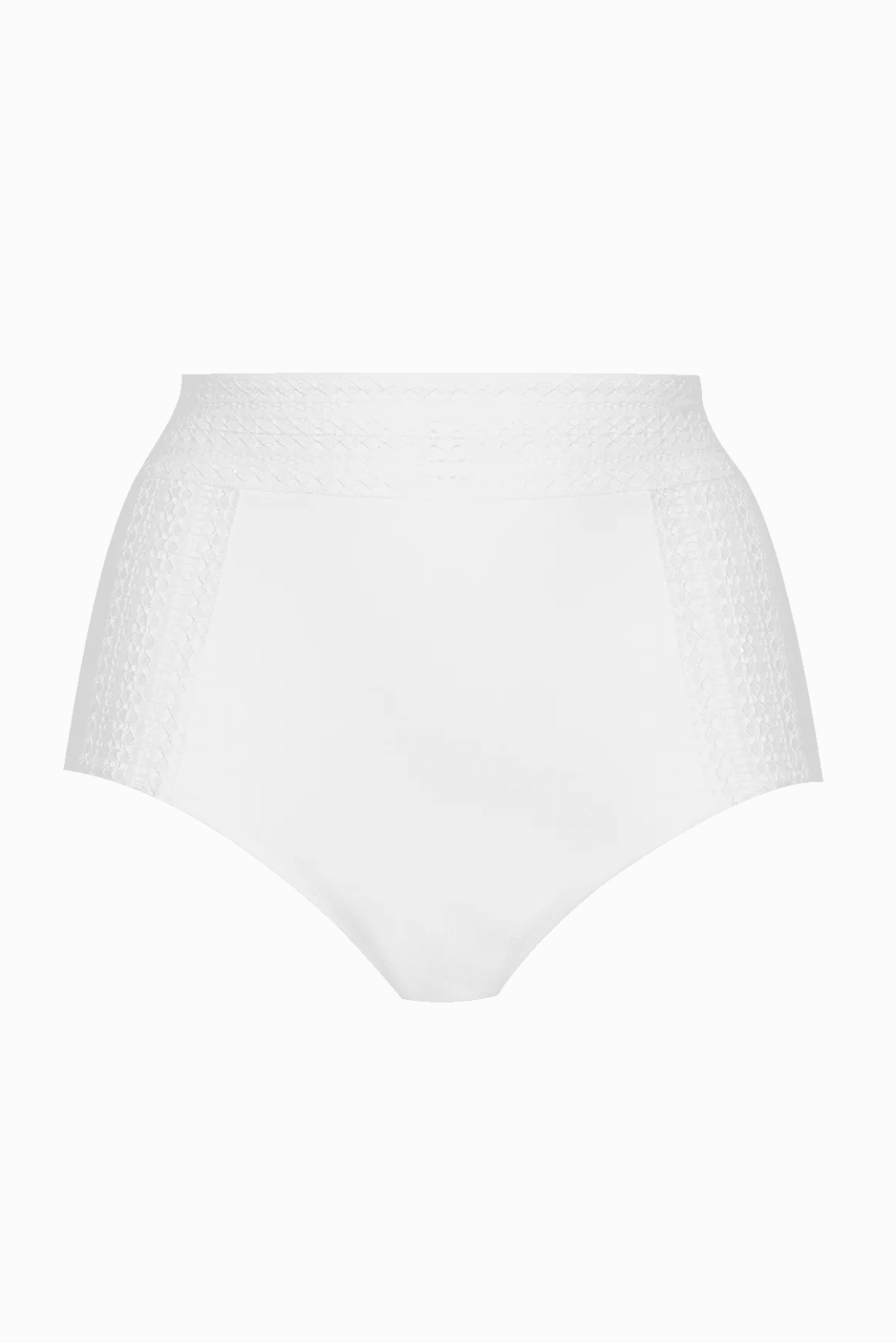 Culotte taille haute Arty Graphik - Blanc
