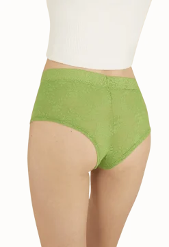 Duo Pop Lot de 2 Shortys - Vert éclatant / blanc