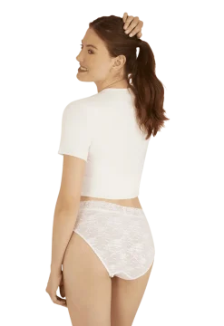 Duo Pop Lot de 2 Slips - Vert éclatant / blanc
