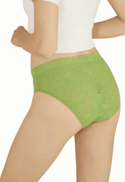 Duo Pop Lot de 2 Slips - Vert éclatant / blanc
