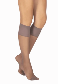 Lot de 2 paires de Mi-bas Transparents 15D Elastivoile Résistant - Loup