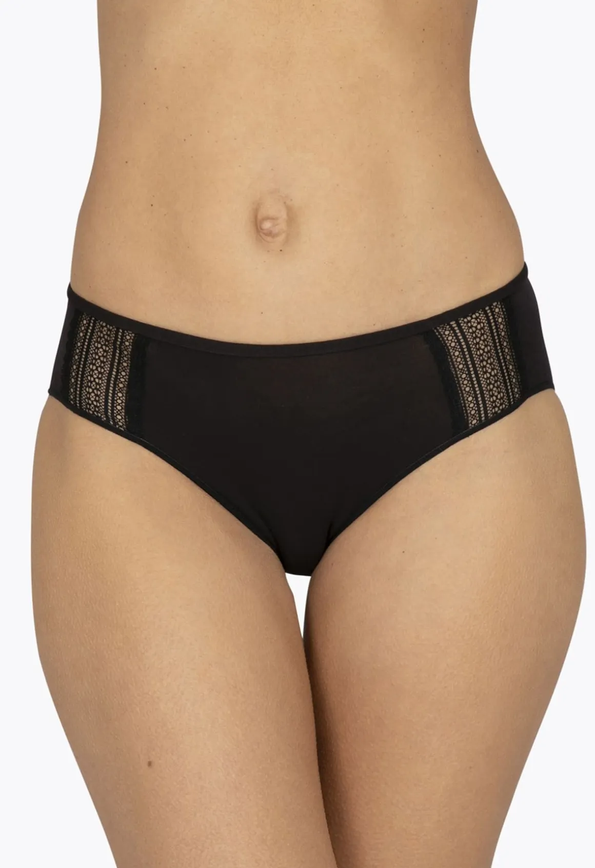 Lot de 2 slips en coton bio Intimement Bio - Noir
