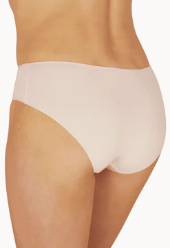 Lot de 3 slips en coton bio Intimement Bio - Blanc / noir / nude