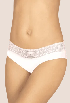 Lot de 2 slips en coton bio Intimement Bio - Poudre