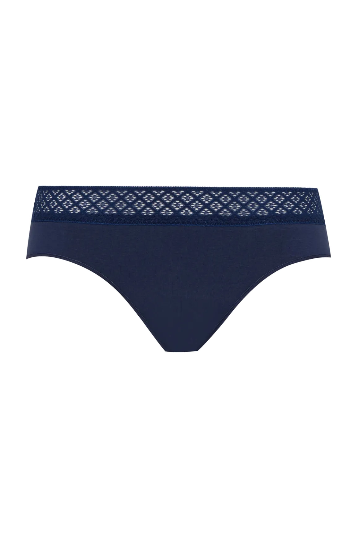 Lot de 3 Slips - Trio Dentelle Coton - Nuit étoilée / rose bonbon / blanc
