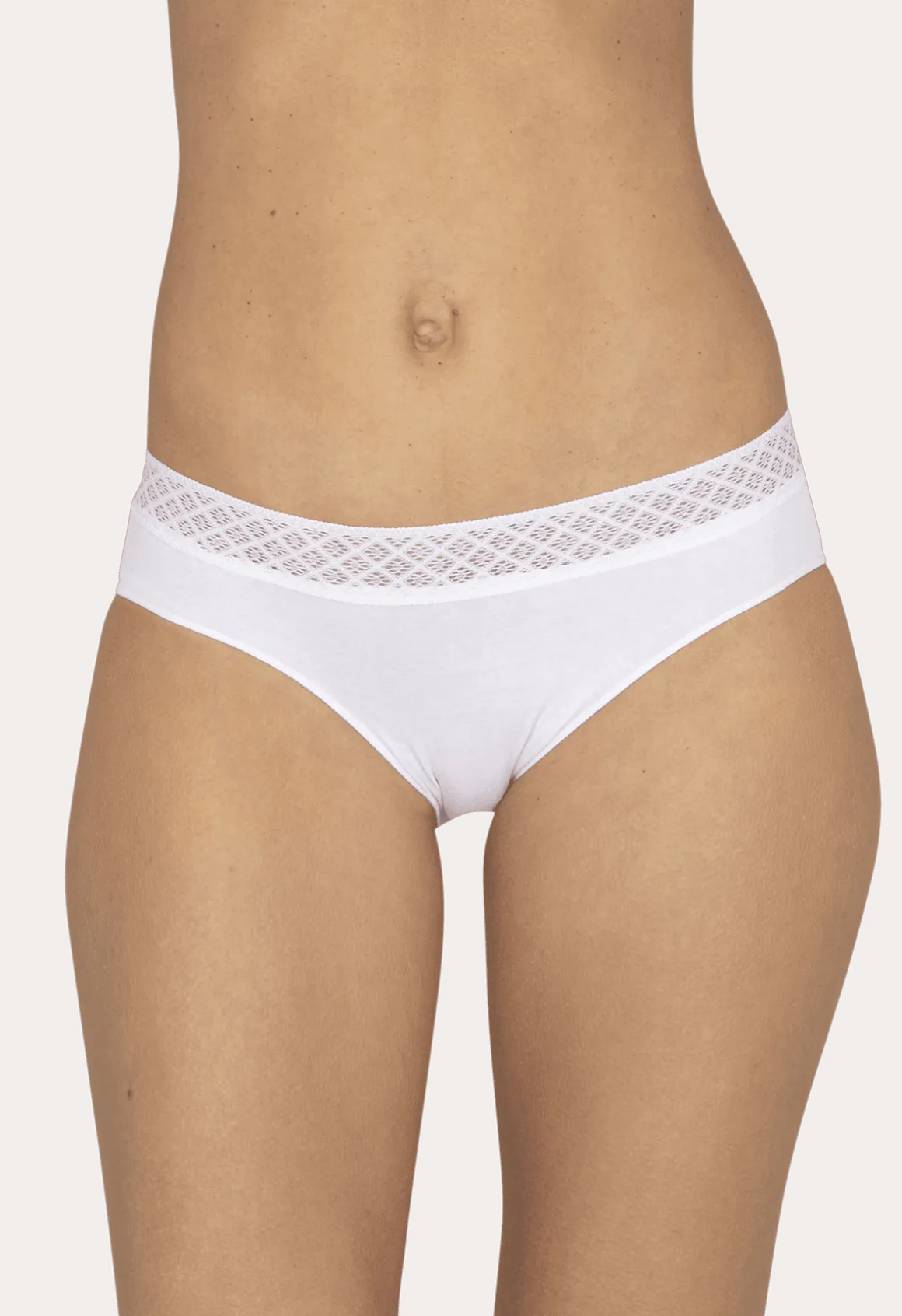 Lot de 3 Slips - Trio Dentelle Coton - Nuit étoilée / rose bonbon / blanc