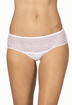 Lot de 3 Slips - Trio Dentelle Micro - Blanc
