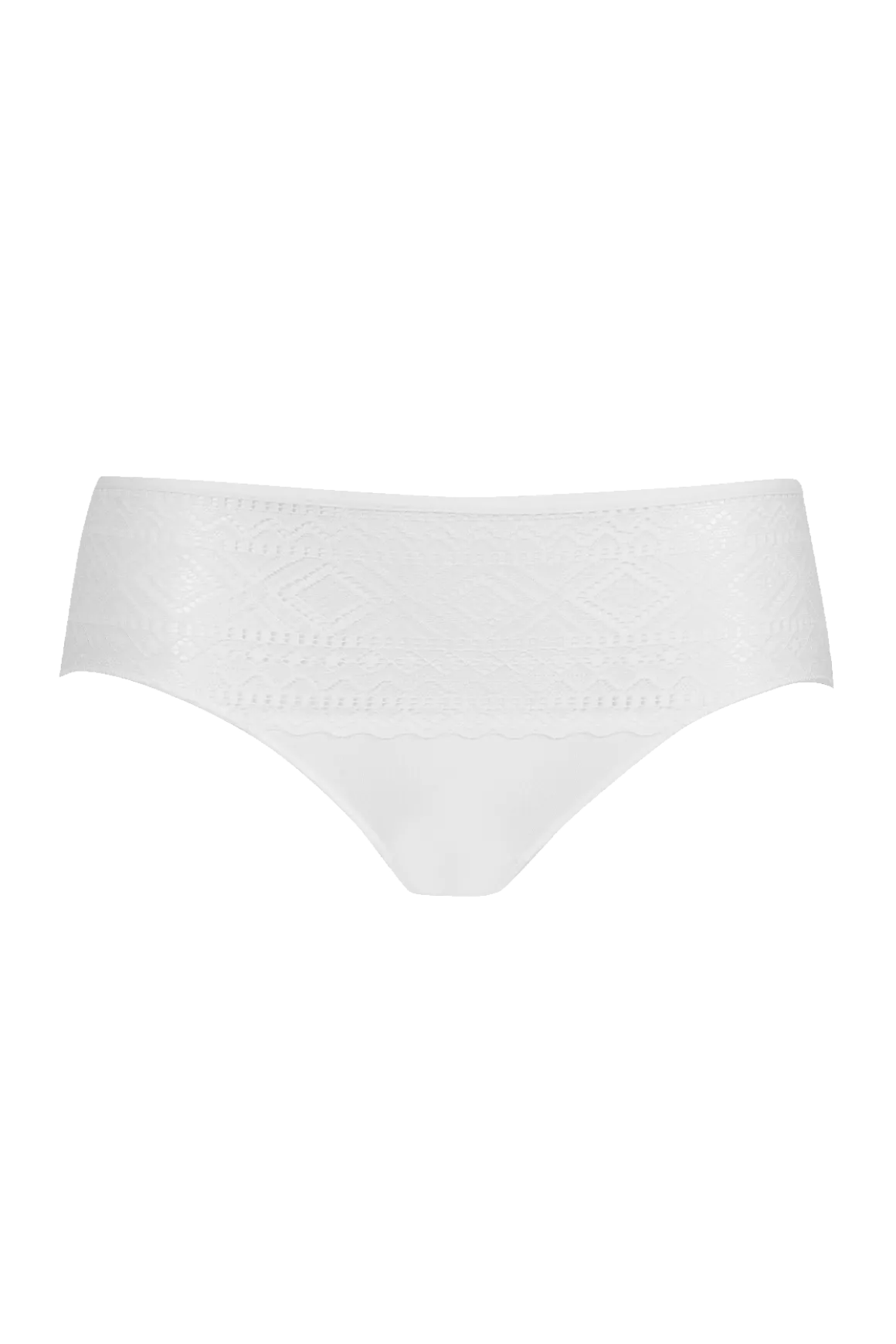 Lot de 3 Slips - Trio Dentelle Micro - Blanc