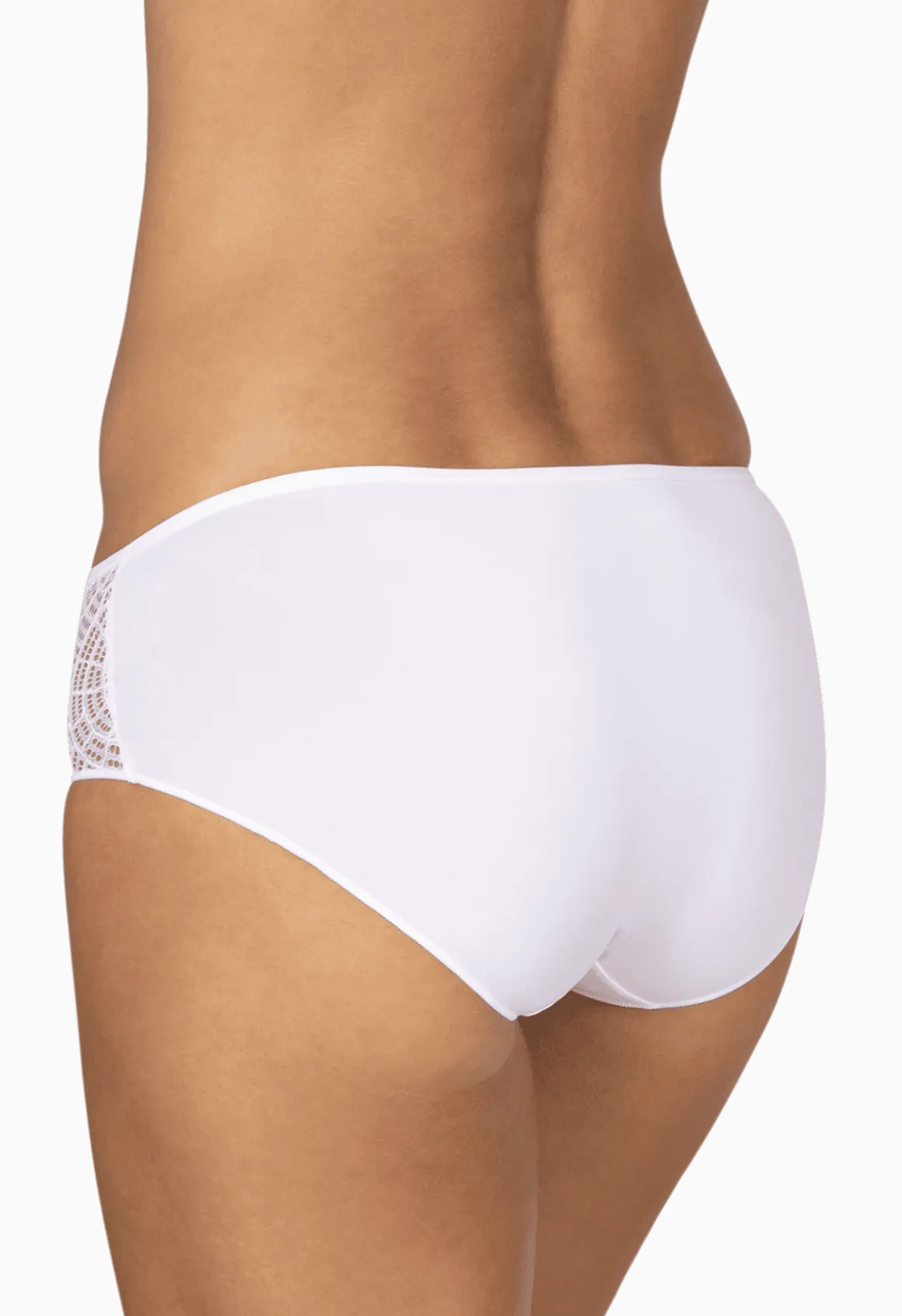 Lot de 3 Slips - Trio Dentelle Micro - Blanc