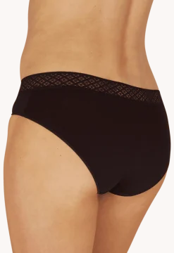 Lot de 3 Slips - Trio Douceur Graphique - Nude / noir / blanc