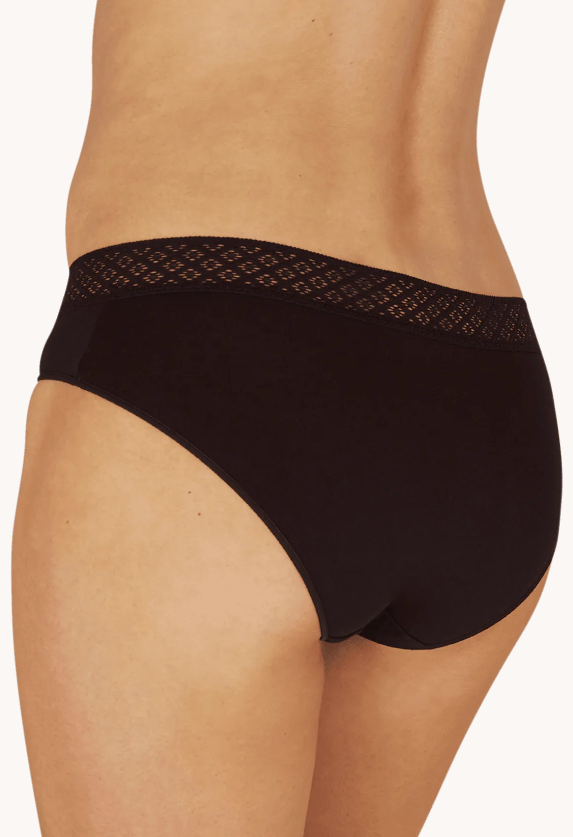 Lot de 3 Slips - Trio Douceur Graphique - Noir