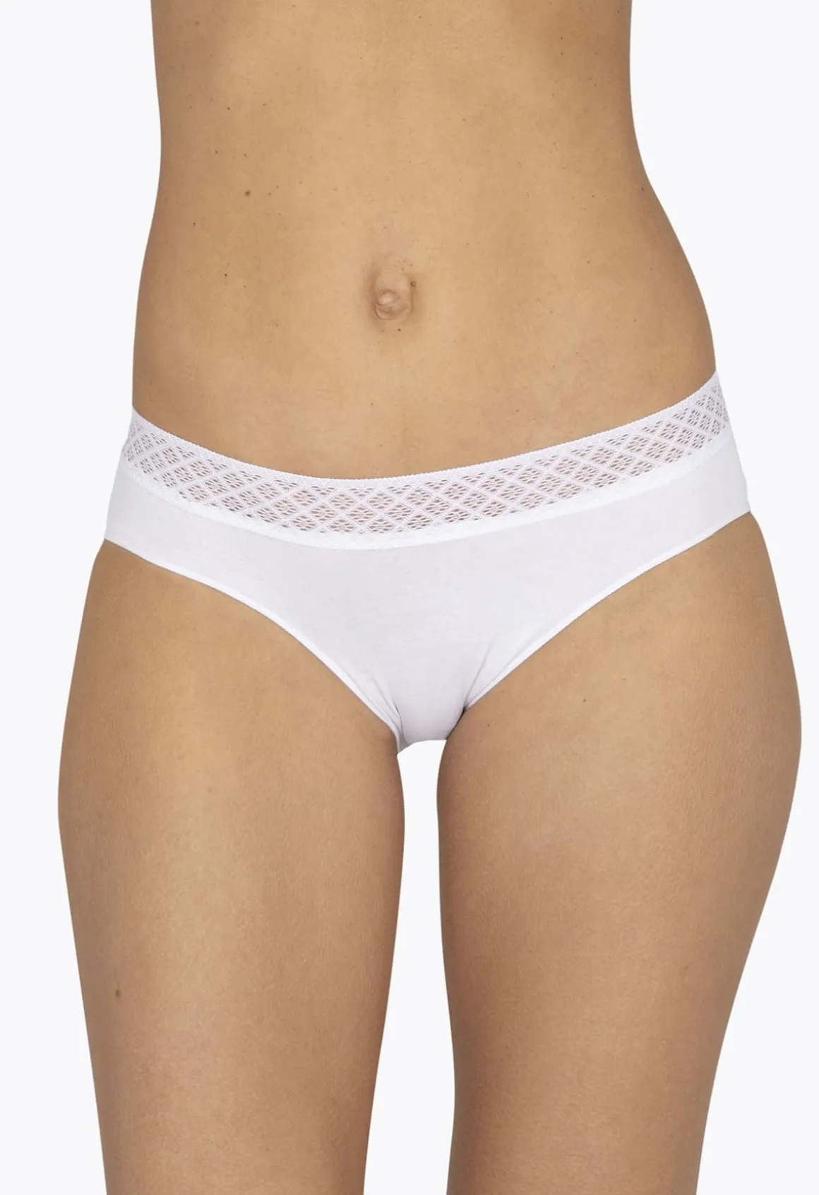 Lot de 3 Slips - Trio Douceur Graphique - Blanc
