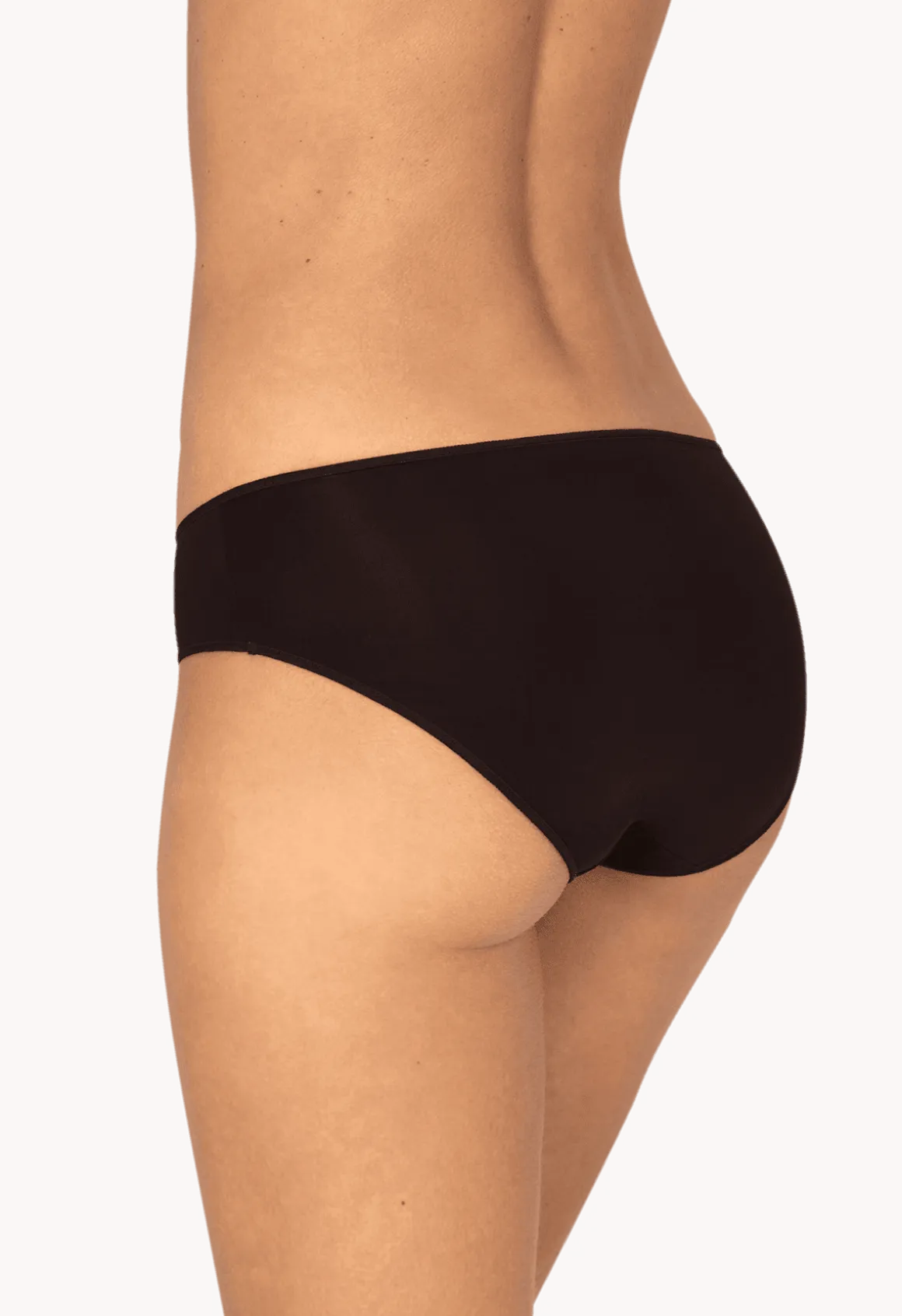 Lot de 3 Slips - Trio Essentiel Micro - Noir / soie / ocre