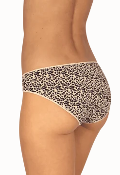 Lot de 3 Slips - Trio Imprimé invisible - Noir / imprimé nude / nude