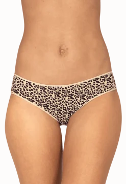Lot de 3 Slips - Trio Imprimé invisible - Noir / imprimé nude / nude