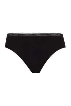 Lot de 3 Slips - Trio Invisible Modal - Rouge ardent / poudre / noir