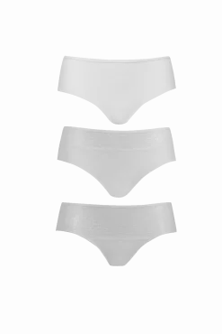 Lot de 3 Slips - Trio Modal - Blanc