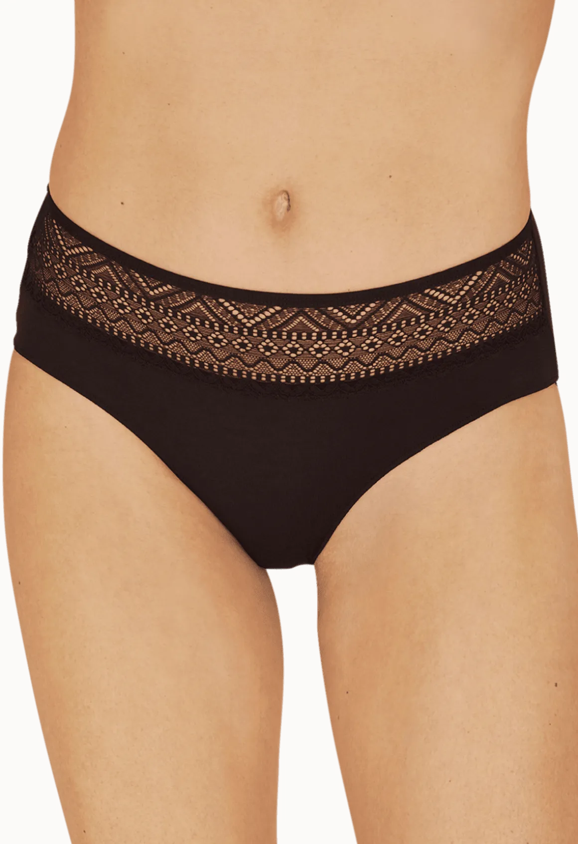 Lot de 3 Slips - Trio Modal - Noir / nude / blanc