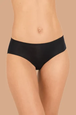 Lot de 3 Slips - Trio Modal - Vert paon / noir / soie