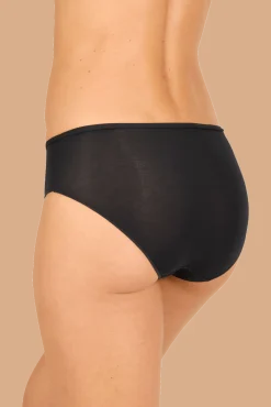 Lot de 3 Slips - Trio Modal - Vert paon / noir / soie