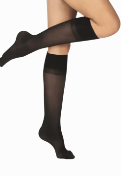 Mi-Bas Opaques 40D Actiwell Circulation - Noir
