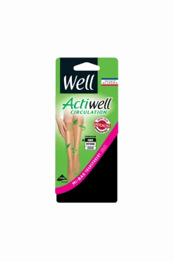 Mi-Bas Transparent 25D Actiwell Circulation - Noir