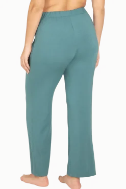 Pantalon Large Minuit - Vert paon