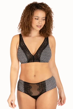 Shorty en dentelle et microfibre L'irrésistible - Bulles