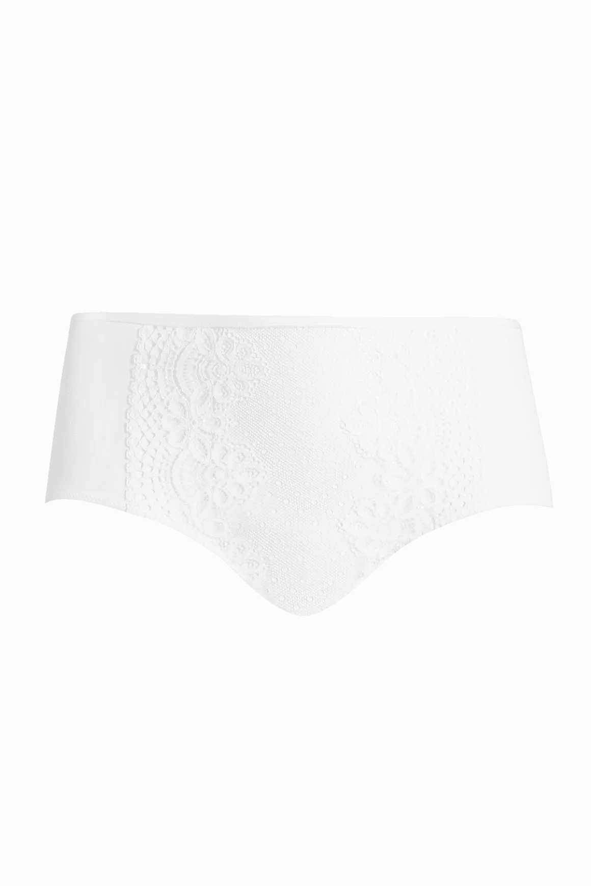 Shorty en dentelle et microfibre L'irrésistible - Blanc