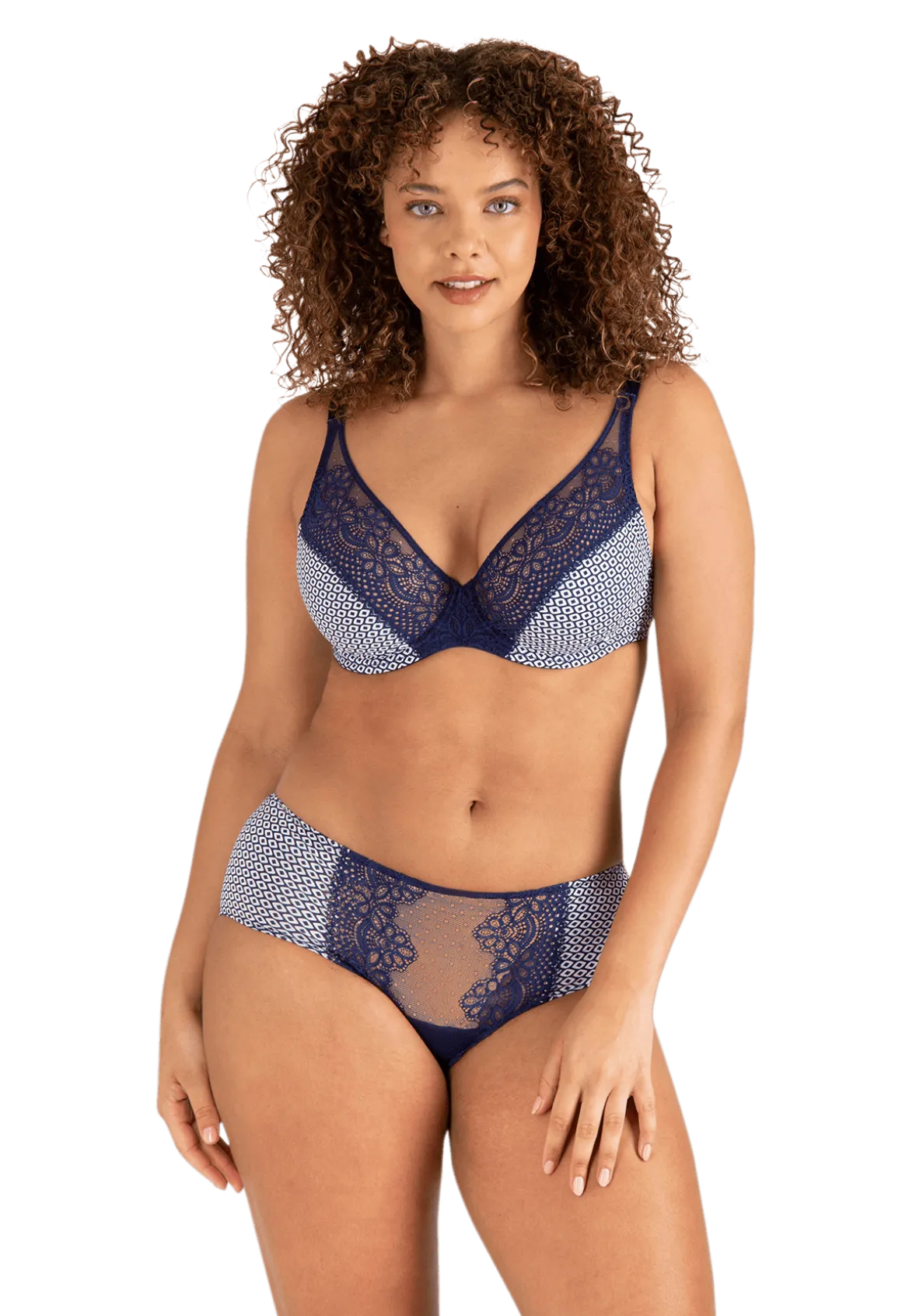 Shorty en dentelle et microfibre L'irrésistible - Illusion