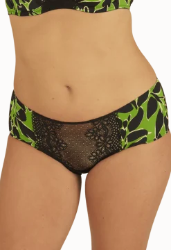 Shorty en dentelle et microfibre L'irrésistible - Botanique