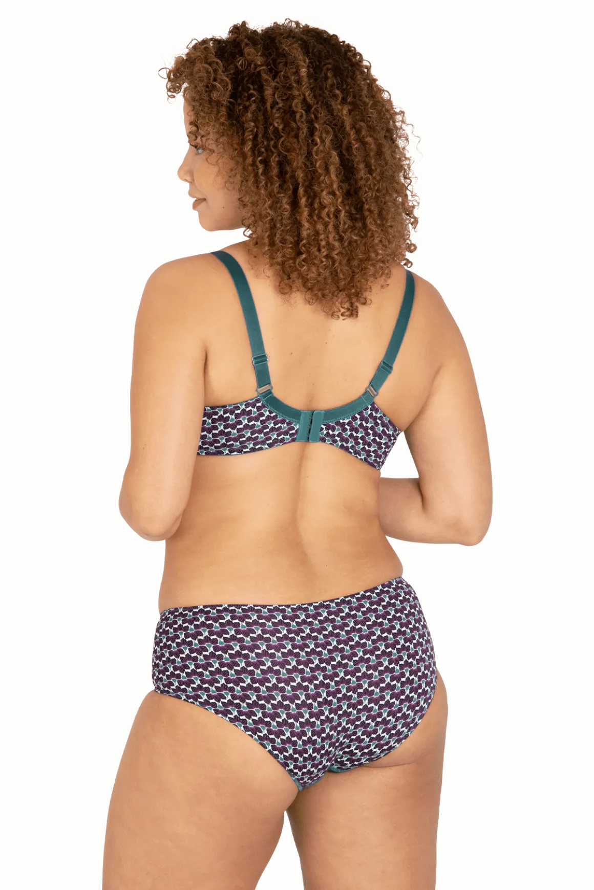 Shorty en dentelle et microfibre L'irrésistible - Imprimé folk