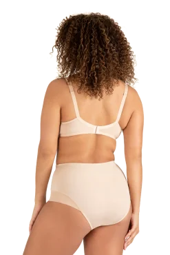 Shorty taille haute Tulle Design - Nude