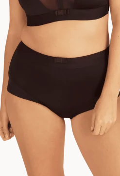 Shorty taille haute Tulle Design - Noir